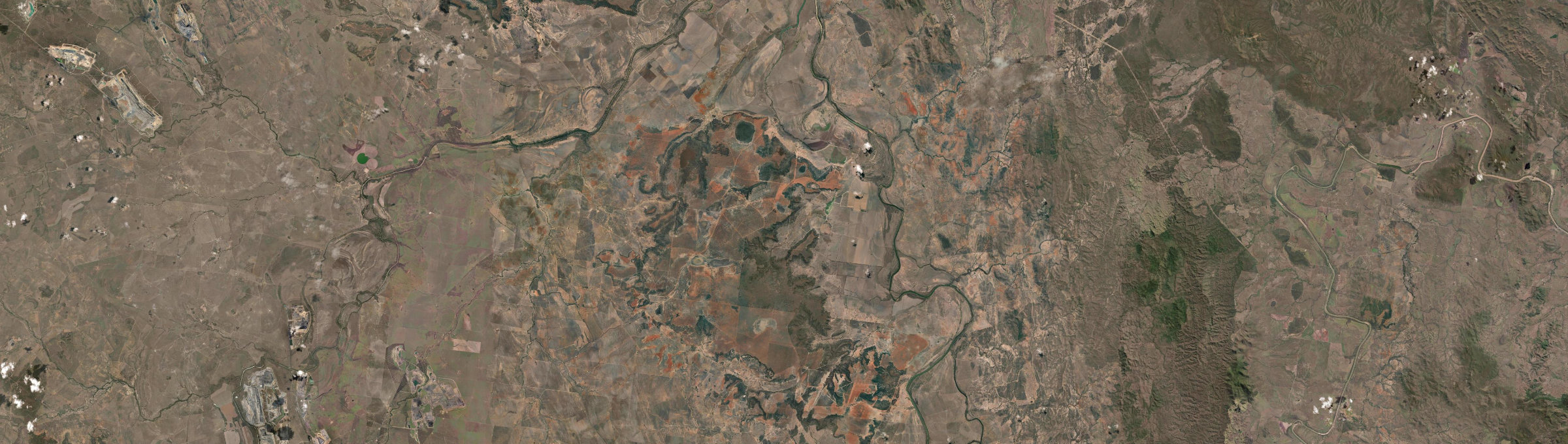 Aerial view of Mackenzie (Central Highlands - Qld), QLD