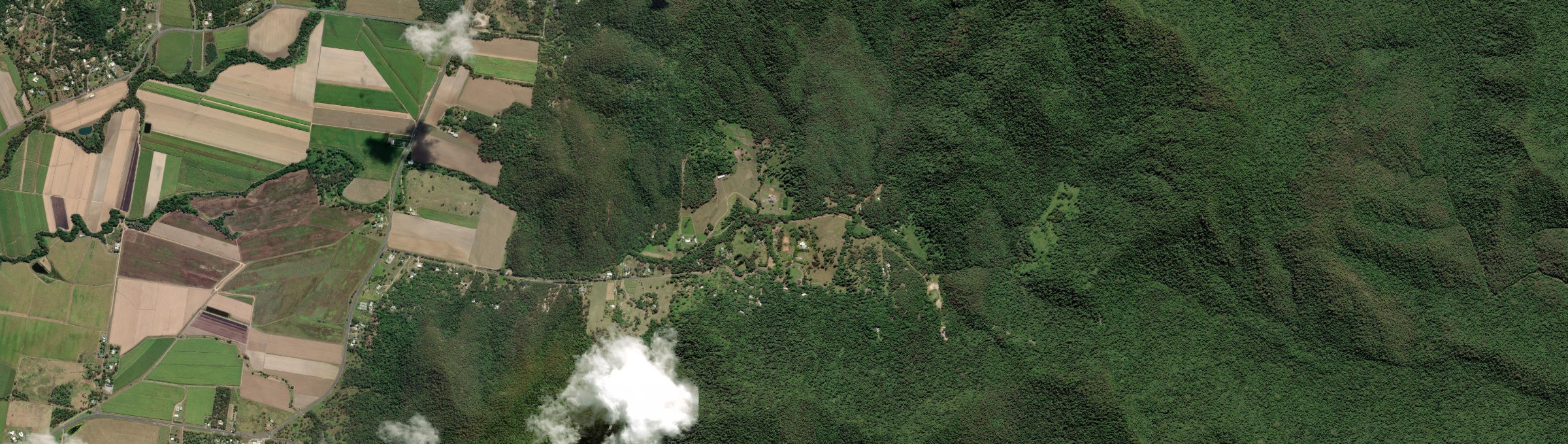 Aerial view of Brandy Creek (Qld), QLD