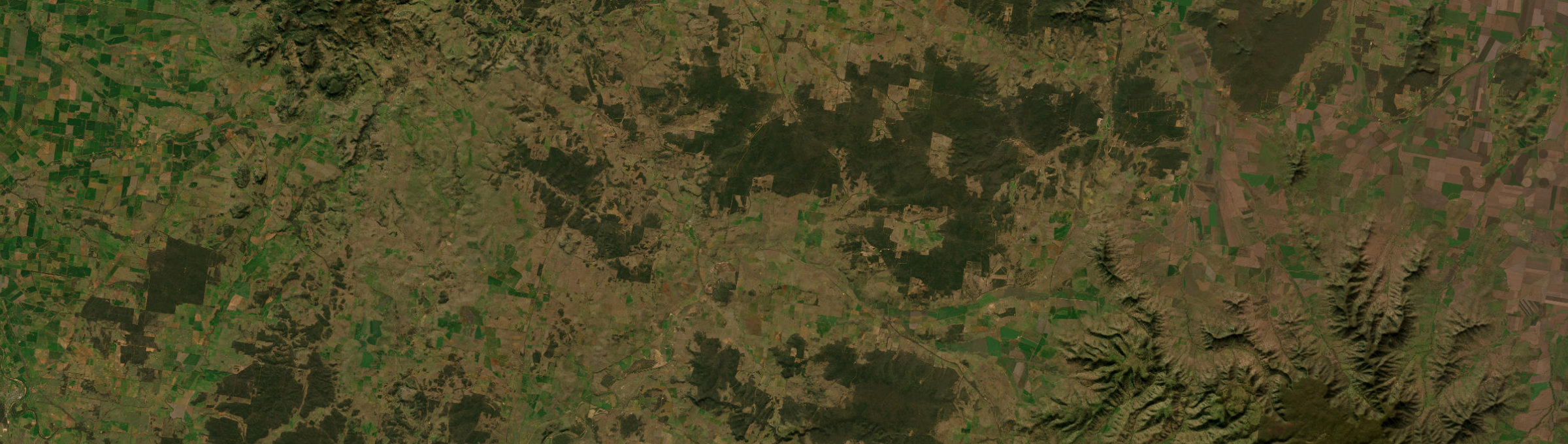Aerial view of Binnaway, NSW