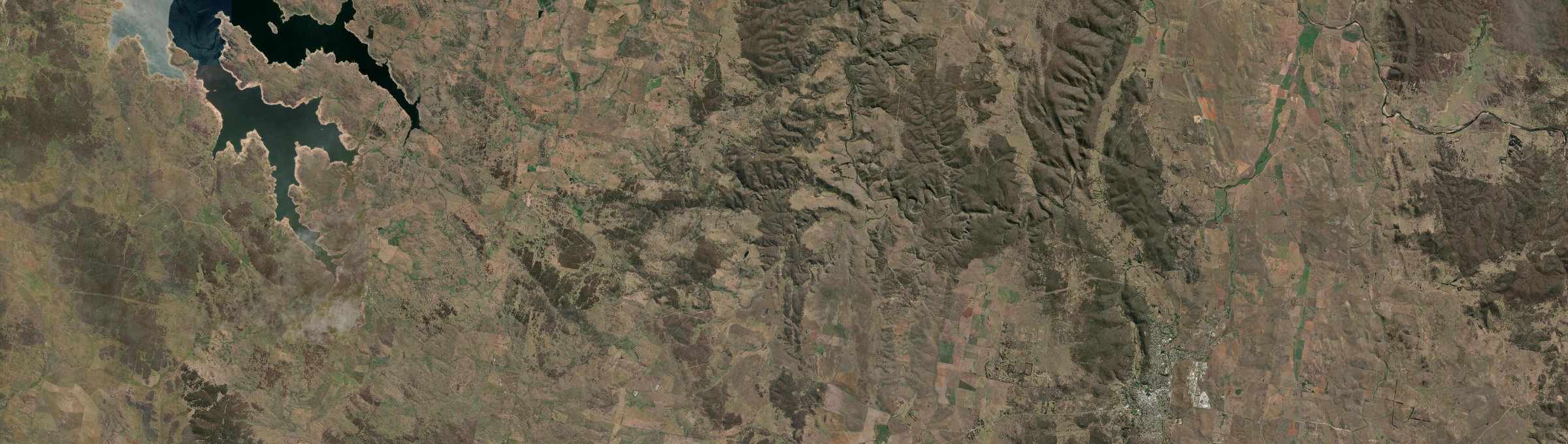 Aerial view of Wambrook, NSW
