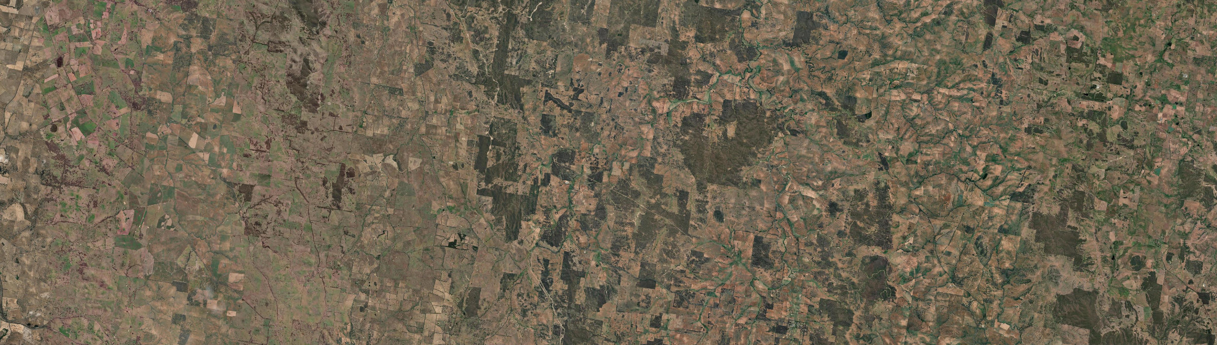 Aerial view of Blakney Creek, NSW