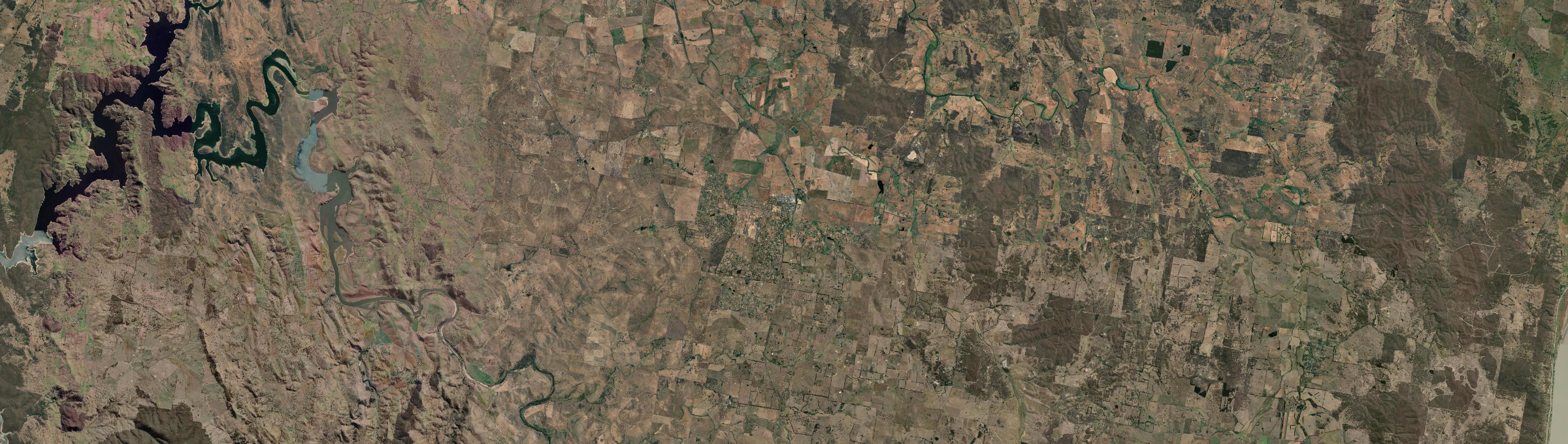 Aerial view of Murrumbateman, NSW