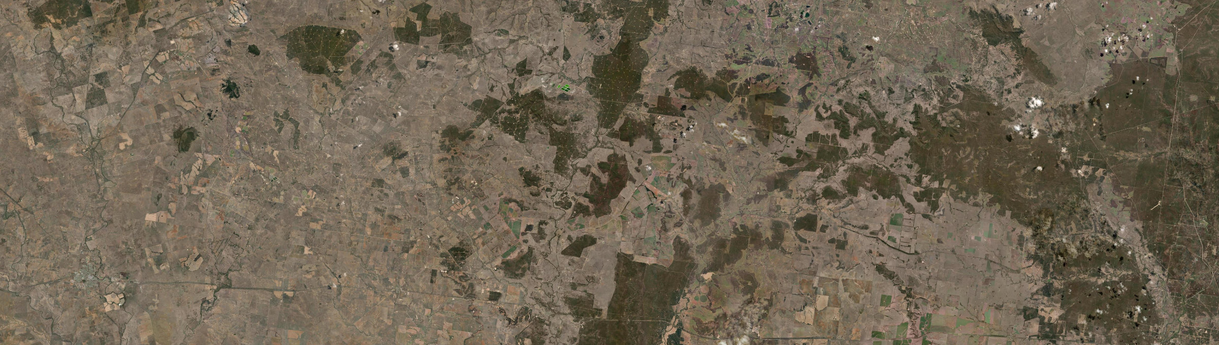 Aerial view of Yuleba North, QLD