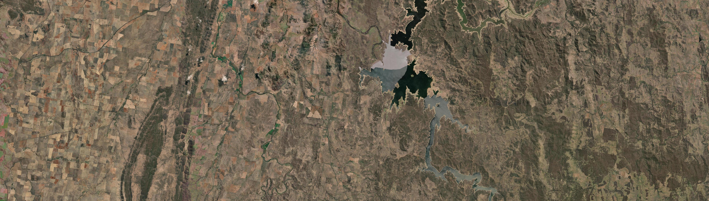 Aerial view of Mumbil, NSW