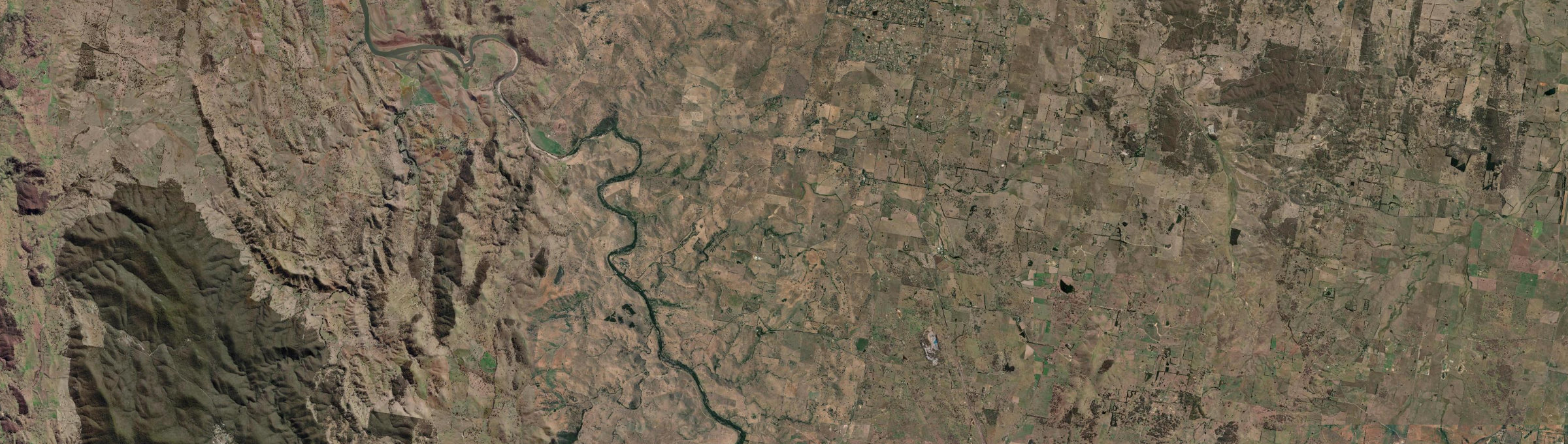 Aerial view of Jeir, NSW
