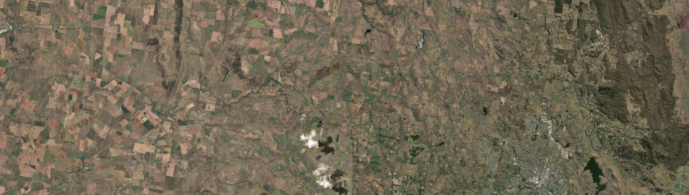 Aerial view of Borenore, NSW