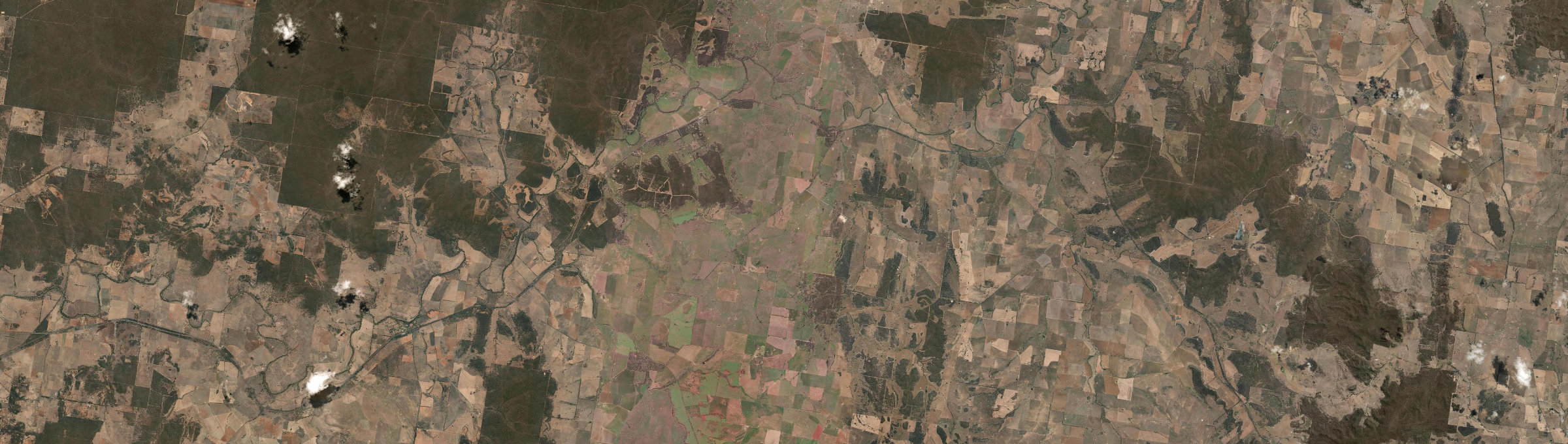 Aerial view of Elong Elong, NSW