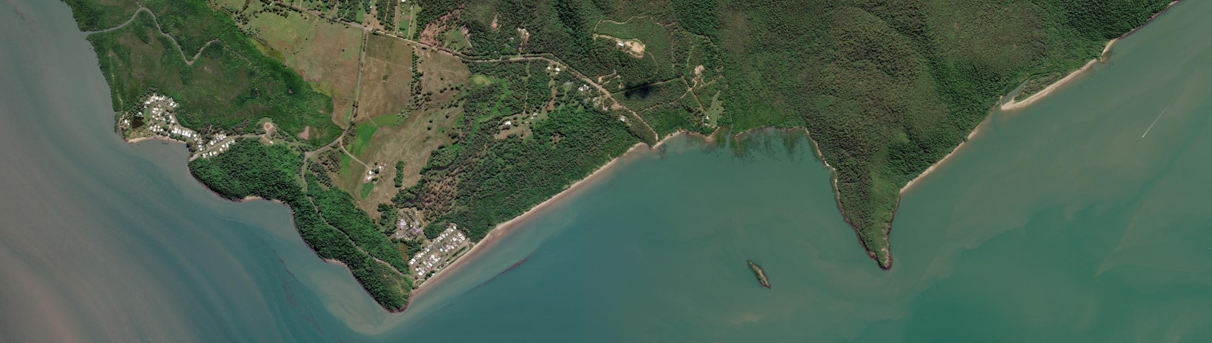 Aerial view of Conway Beach, QLD