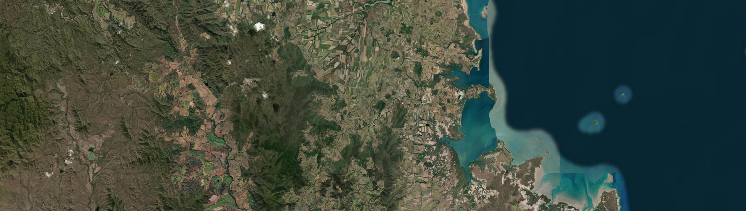 Aerial view of Sarina, QLD