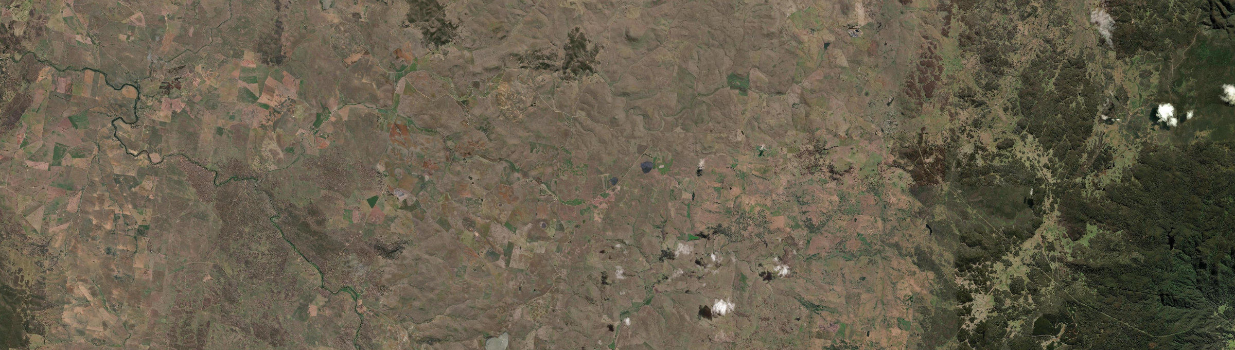 Aerial view of Springfield (Snowy Monaro Regional - NSW), NSW