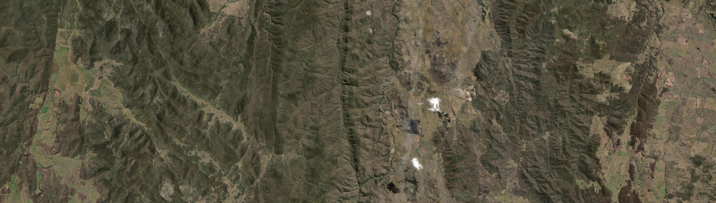 Aerial view of Bumbalong, NSW