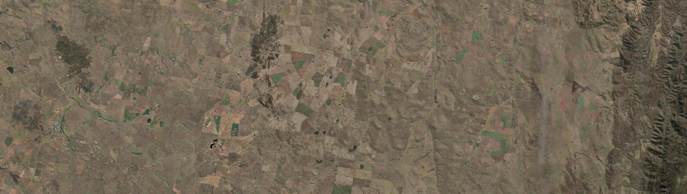 Aerial view of The Brothers, NSW