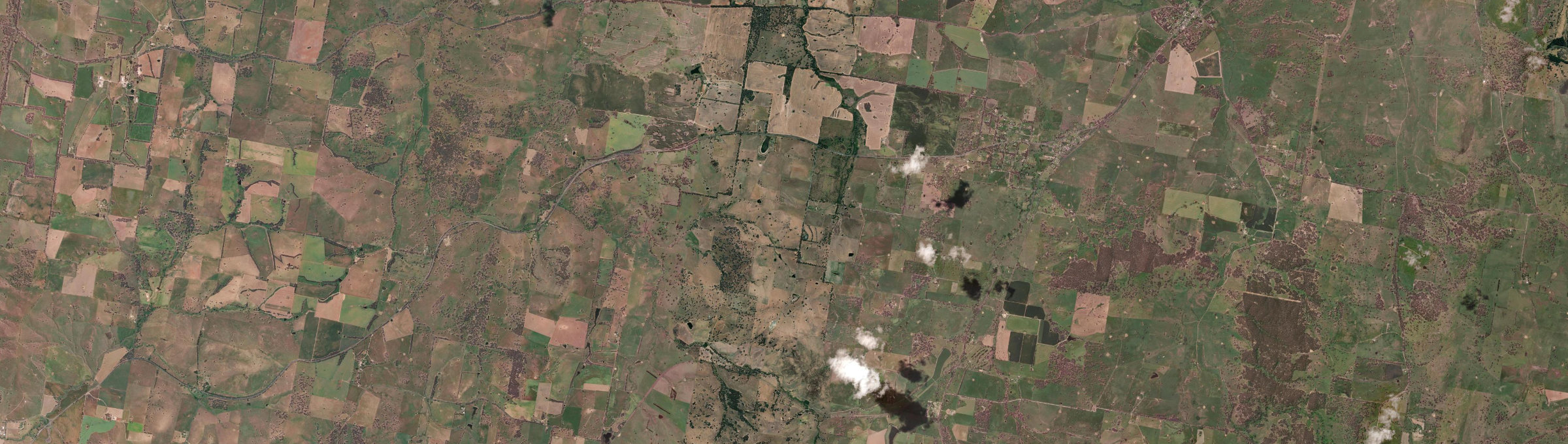Aerial view of Lyndhurst (Blayney - NSW), NSW