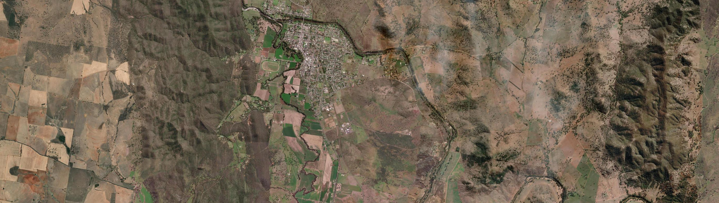 Aerial view of Wellington (NSW), NSW