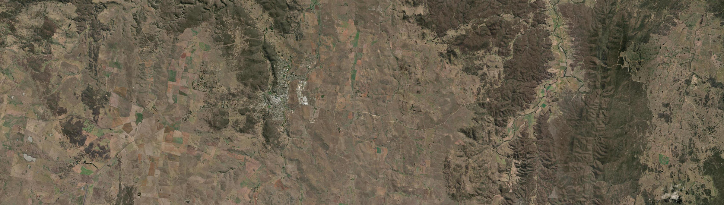 Aerial view of Middle Flat, NSW