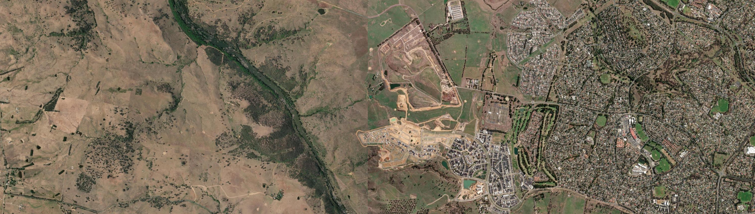Aerial view of Macnamara, ACT