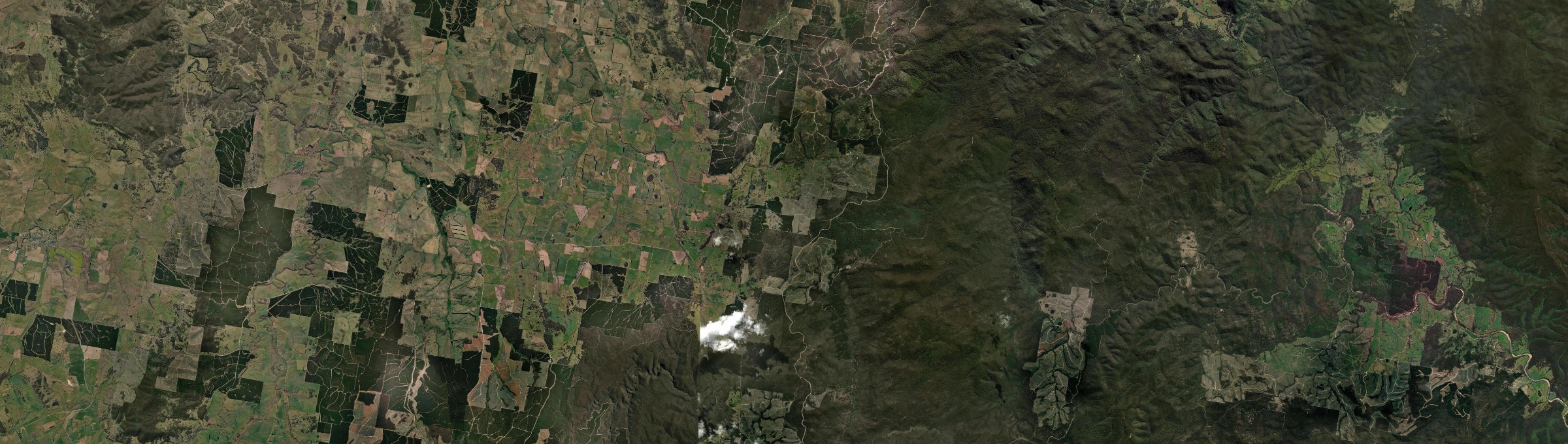 Aerial view of Paddys Flat (Snowy Monaro Regional - NSW), NSW