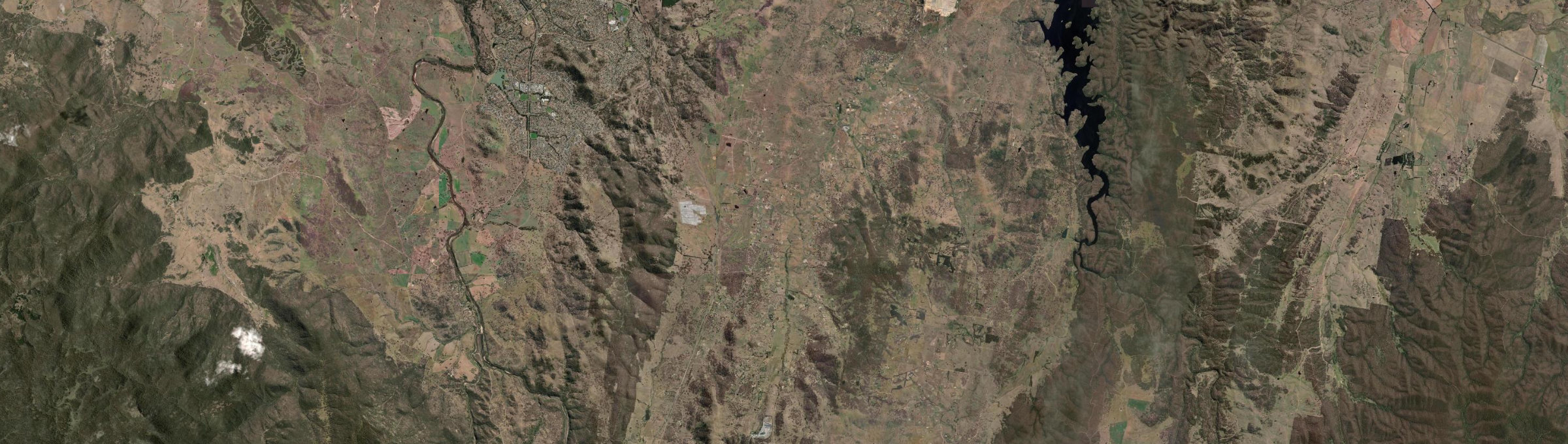 Aerial view of Royalla, NSW