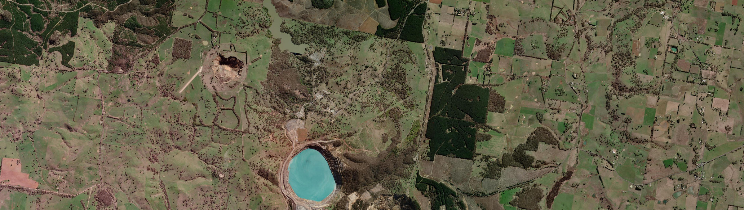 Aerial view of Cadia, NSW