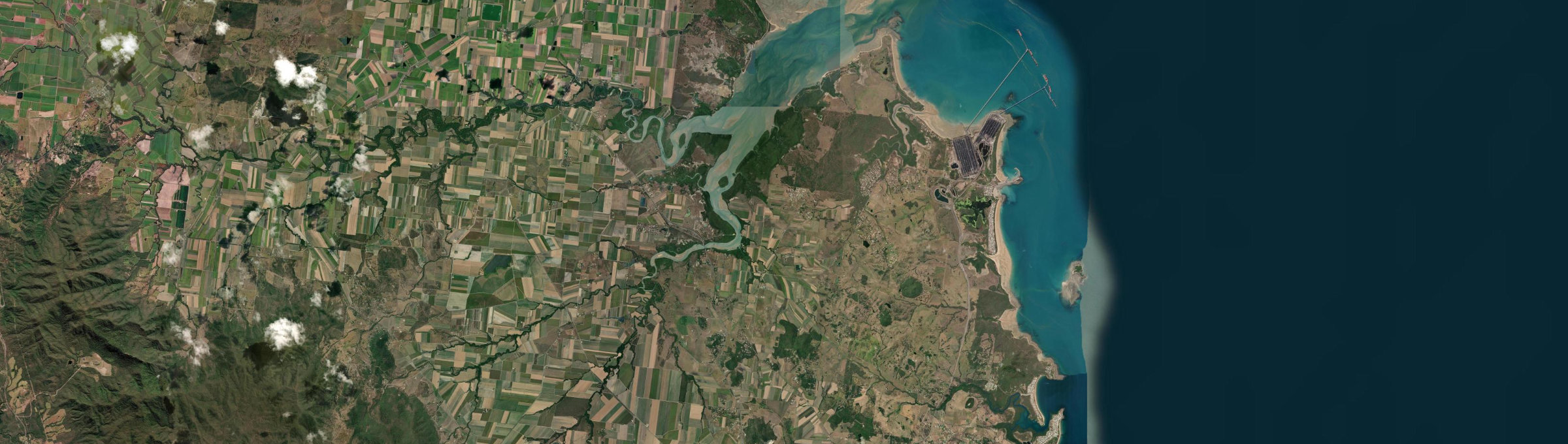 Aerial view of Alligator Creek (Mackay - Qld), QLD