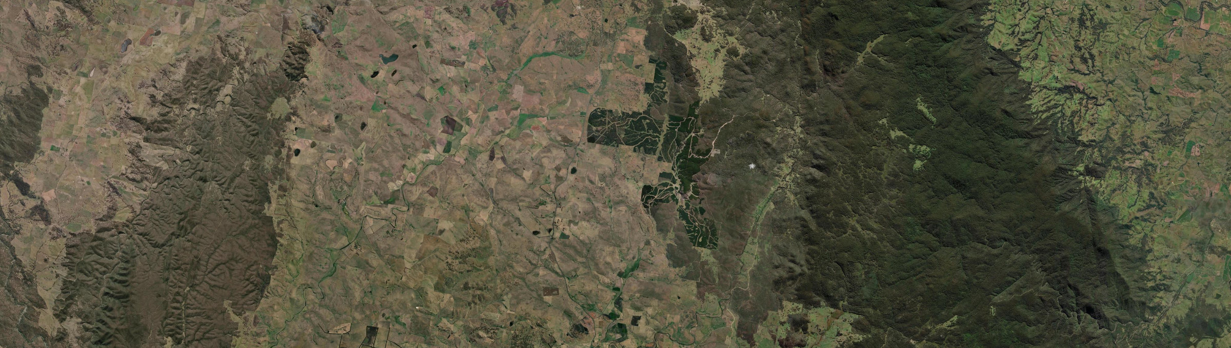 Aerial view of Ando, NSW