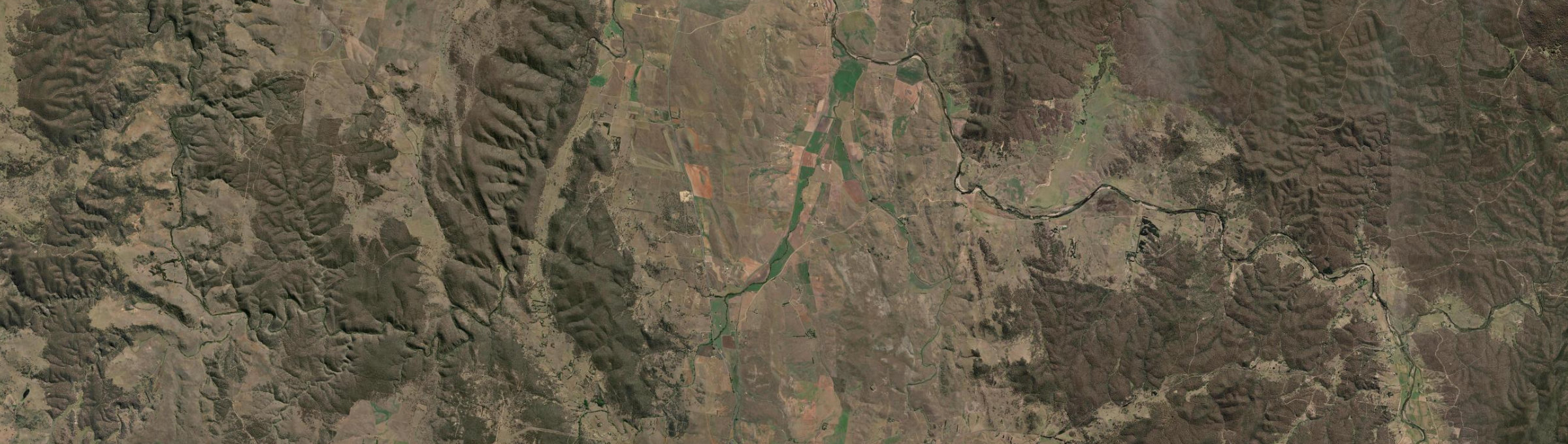 Aerial view of Bunyan, NSW