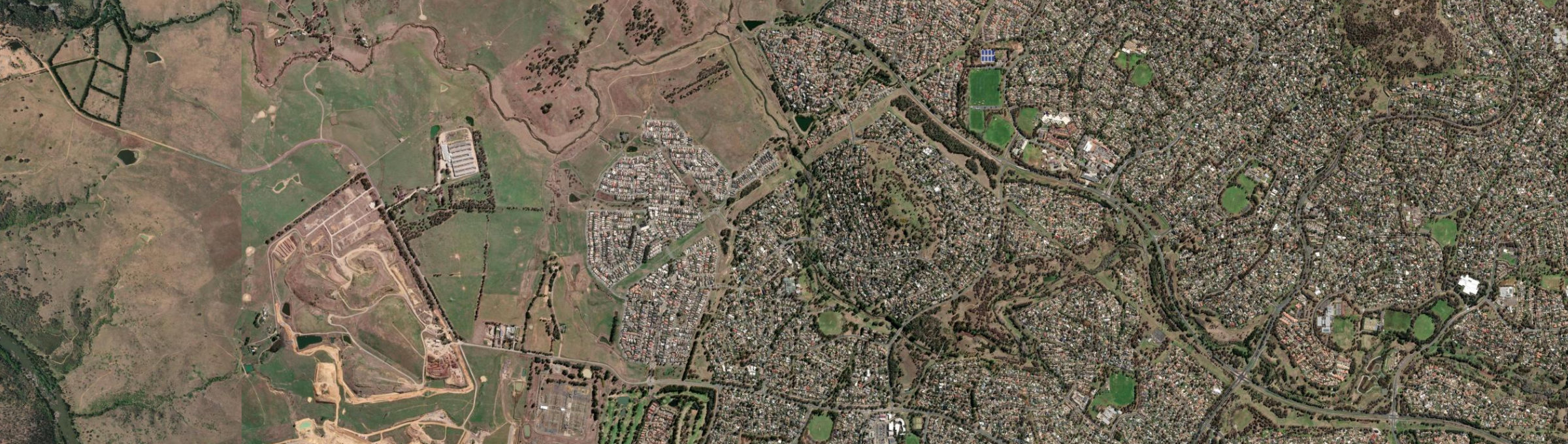 Aerial view of Macgregor (ACT), ACT
