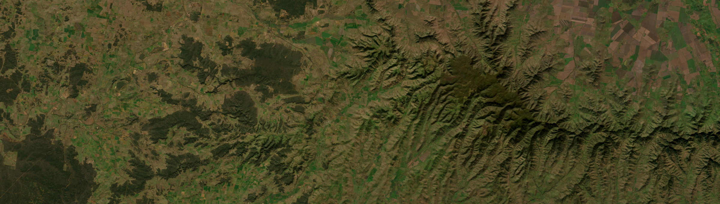Aerial view of Coolah, NSW