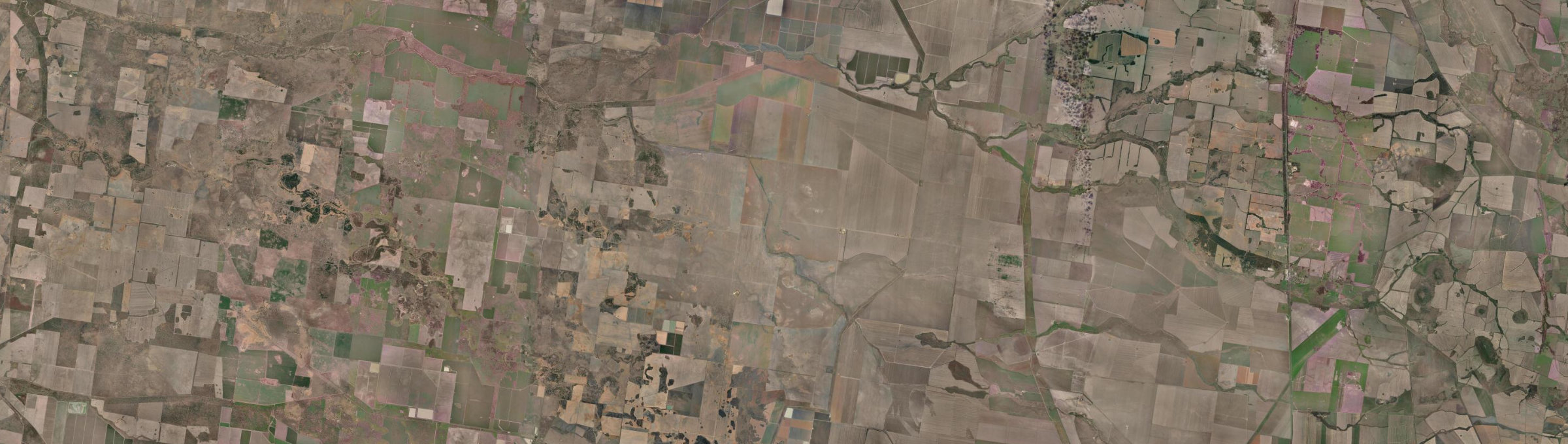 Aerial view of Jews Lagoon, NSW