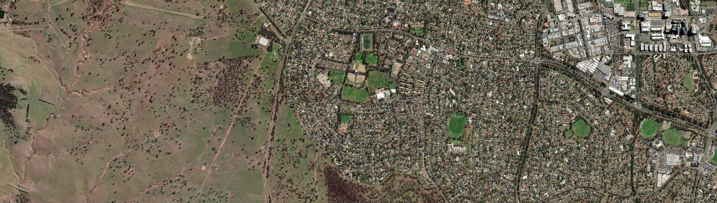 Aerial view of Hawker (ACT), ACT
