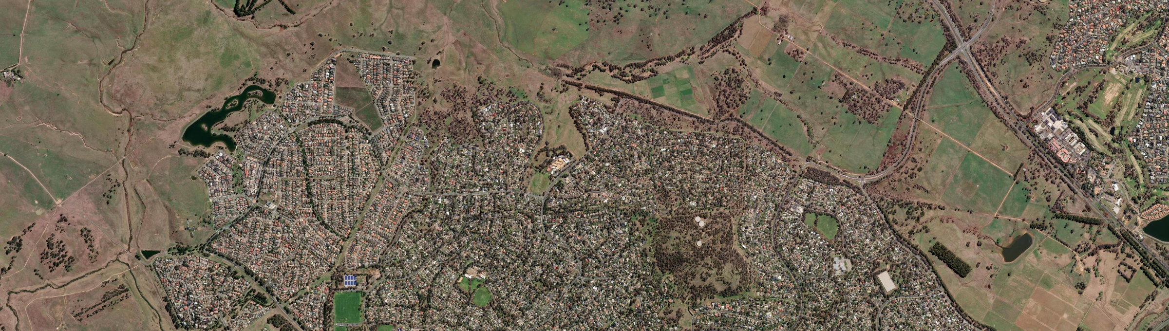 Aerial view of Fraser, ACT