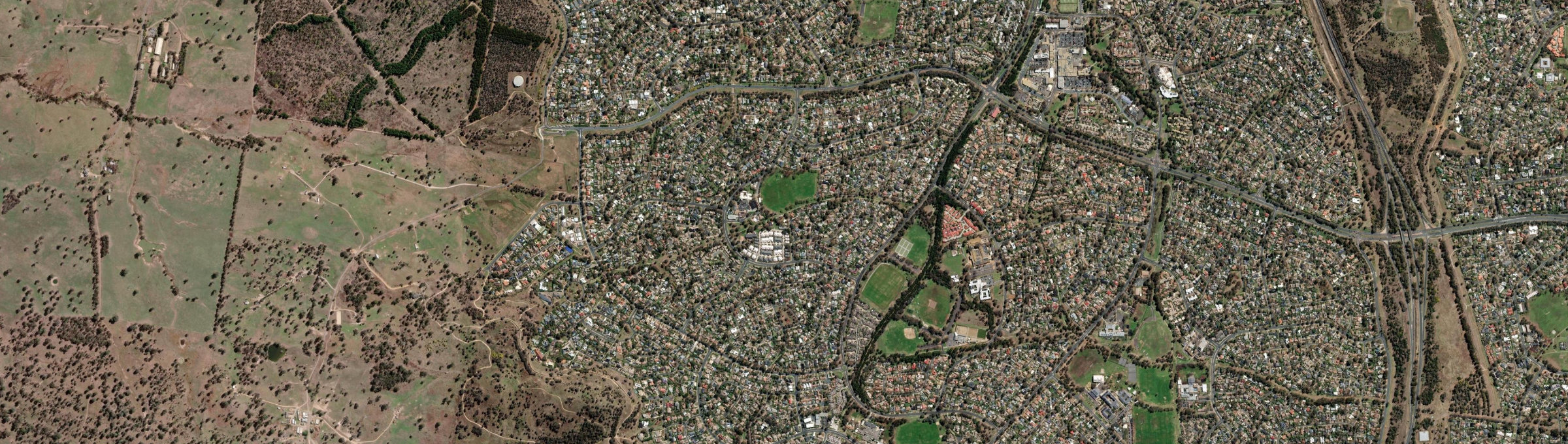 Aerial view of Rivett, ACT