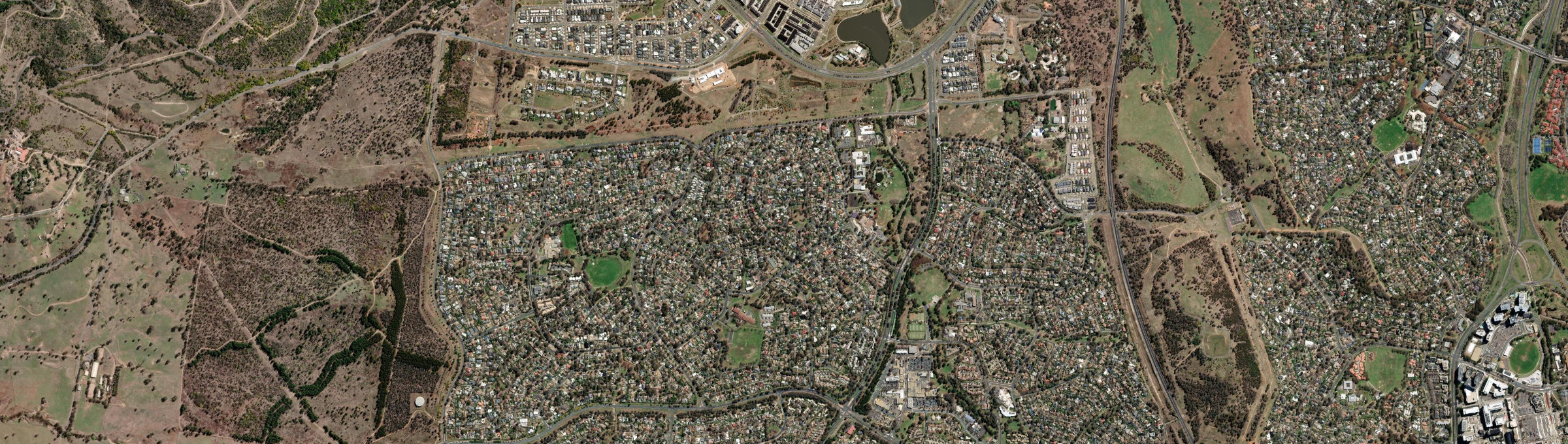 Aerial view of Holder (ACT), ACT
