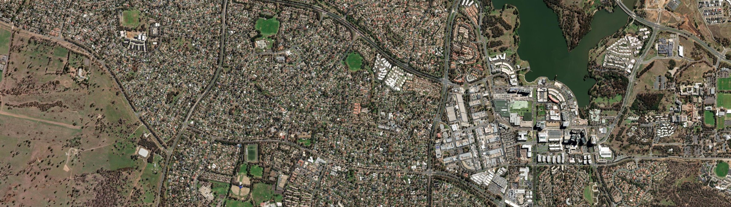 Aerial view of Page, ACT