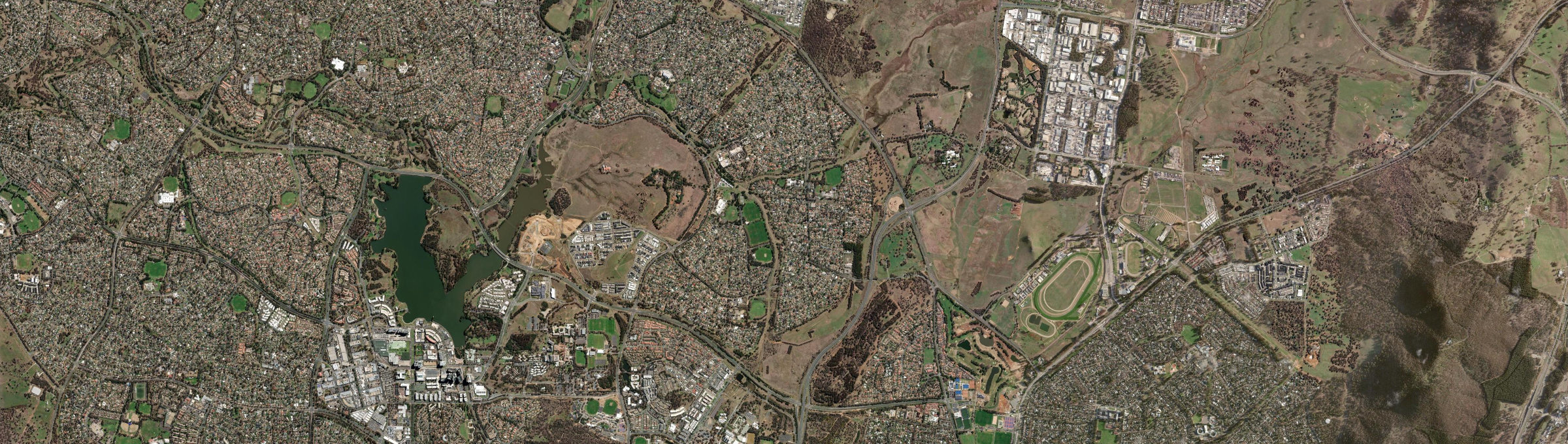 Aerial view of Kaleen, ACT