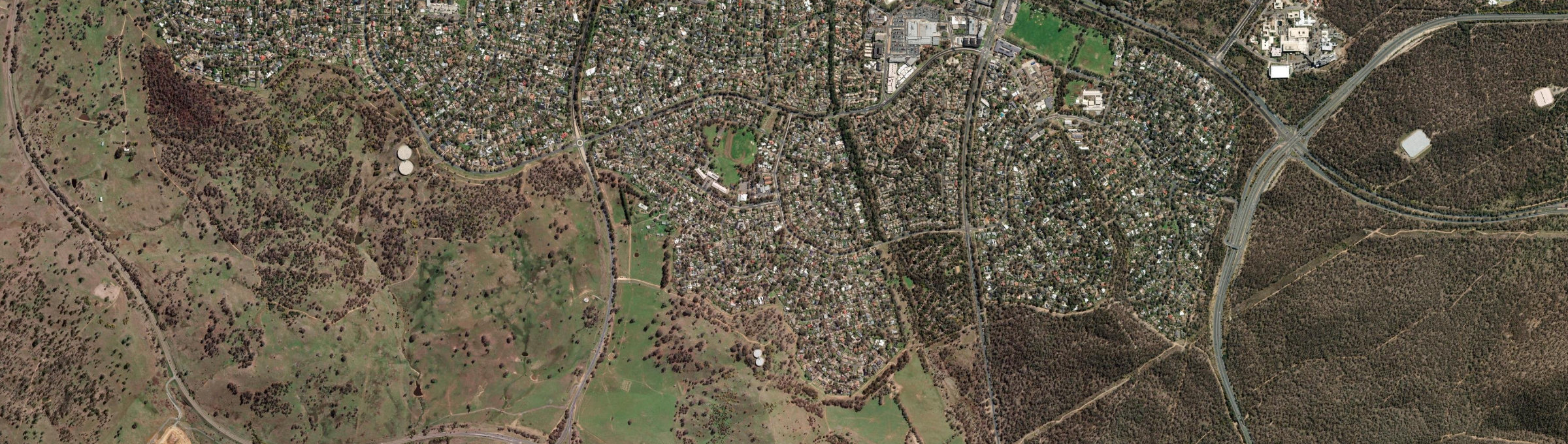 Aerial view of Cook, ACT