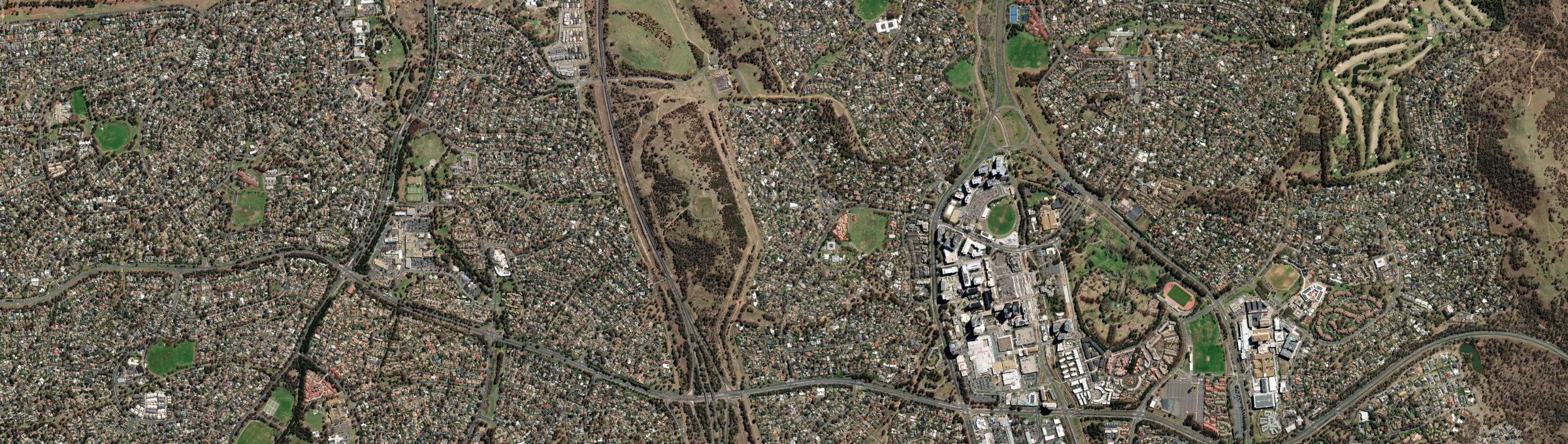 Aerial view of Lyons (ACT), ACT