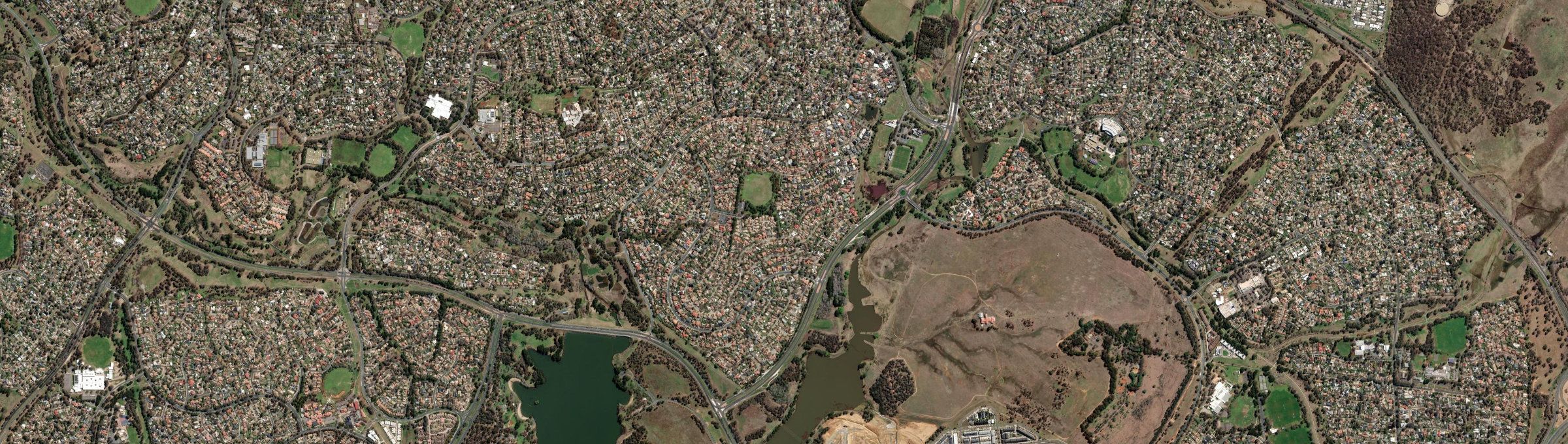 Aerial view of McKellar, ACT
