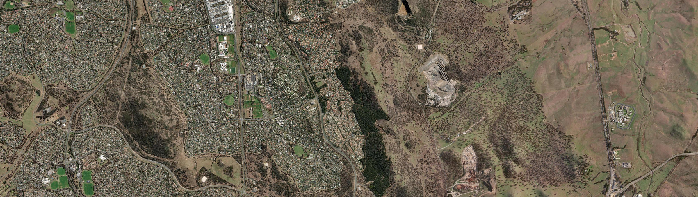 Aerial view of Isaacs, ACT