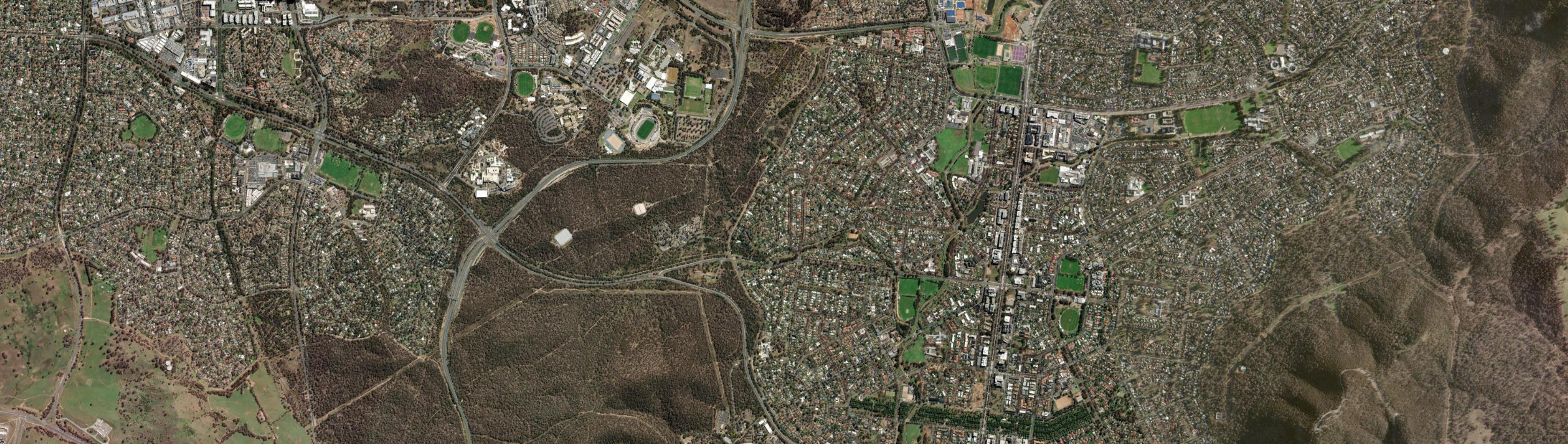 Aerial view of O'Connor (ACT), ACT