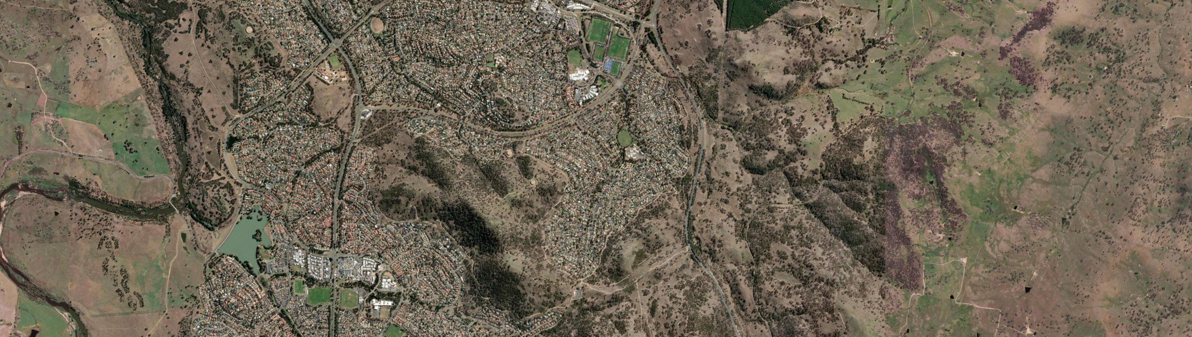 Aerial view of Theodore (ACT), ACT