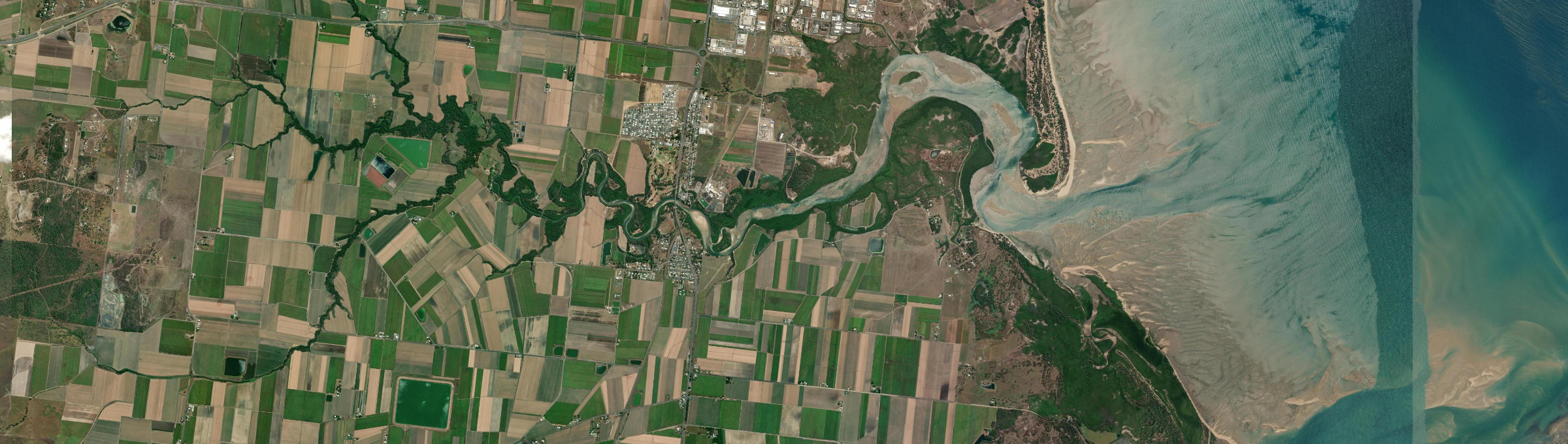 Aerial view of Bakers Creek (Qld), QLD