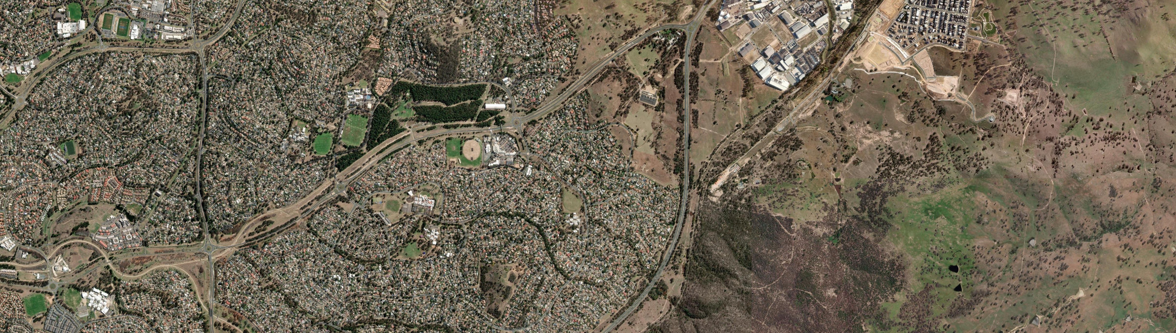 Aerial view of Gilmore (ACT), ACT