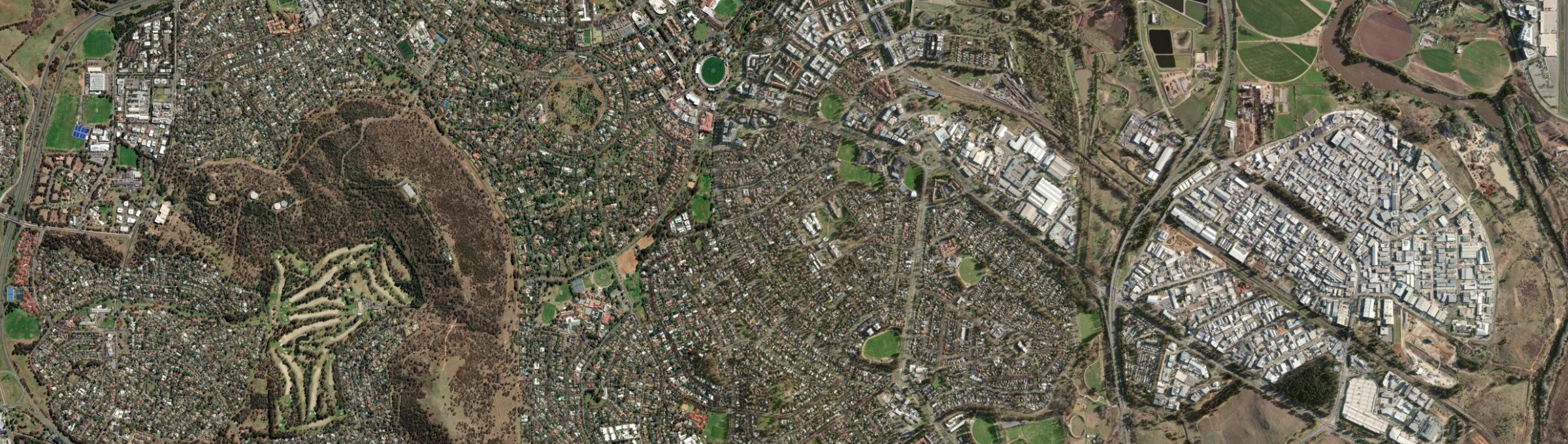 Aerial view of Griffith (ACT), ACT
