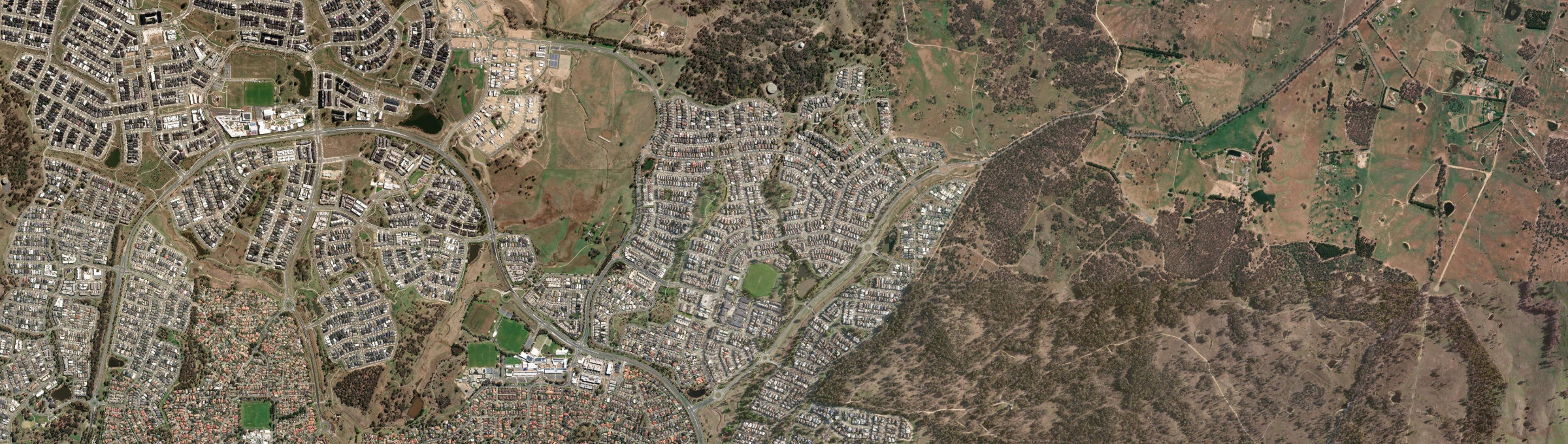 Aerial view of Bonner, ACT