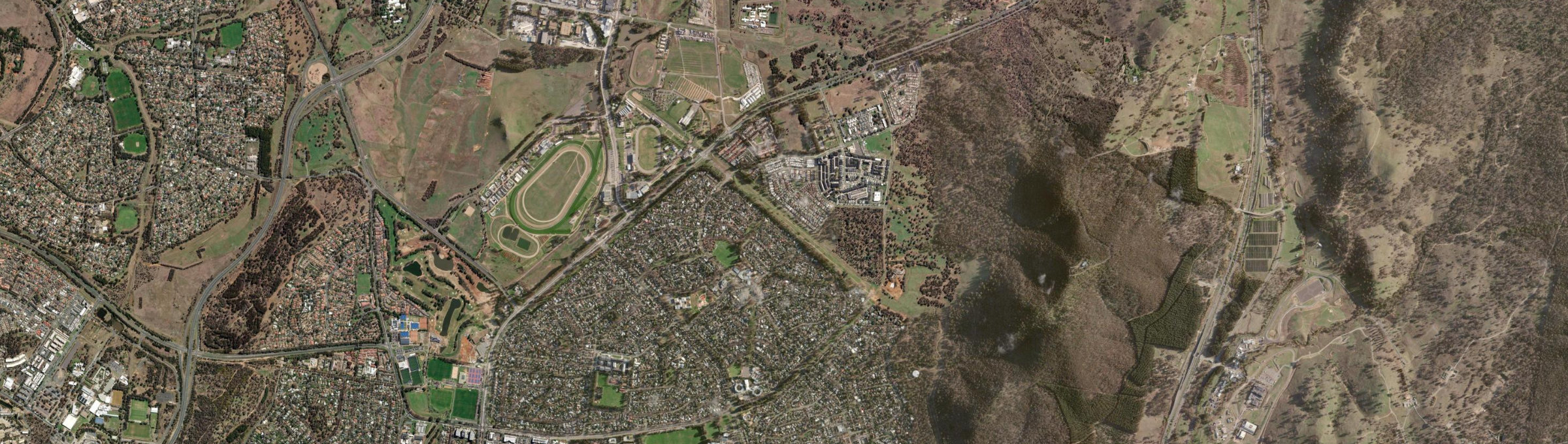 Aerial view of Watson, ACT