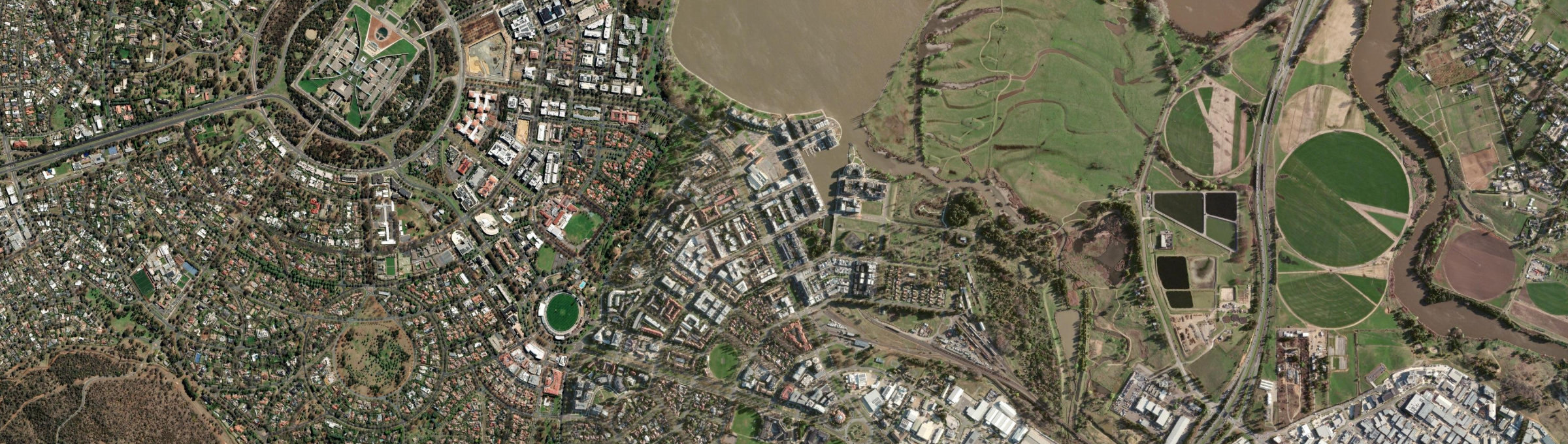Aerial view of Kingston (ACT), ACT