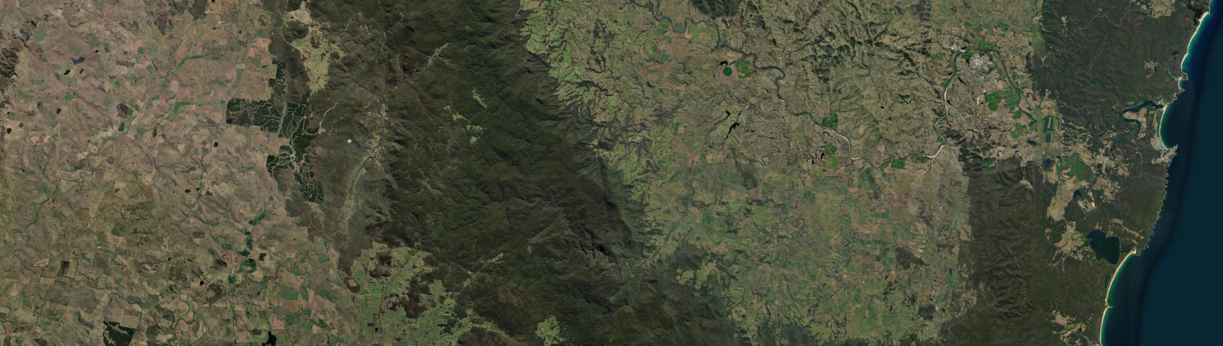 Aerial view of Tantawangalo, NSW