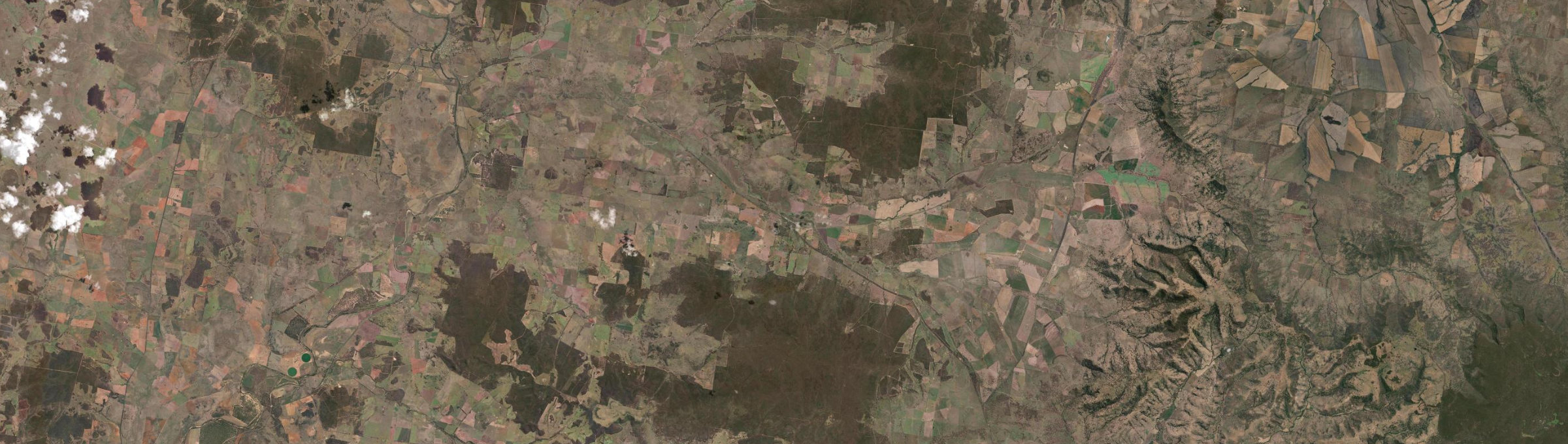 Aerial view of Weetaliba, NSW