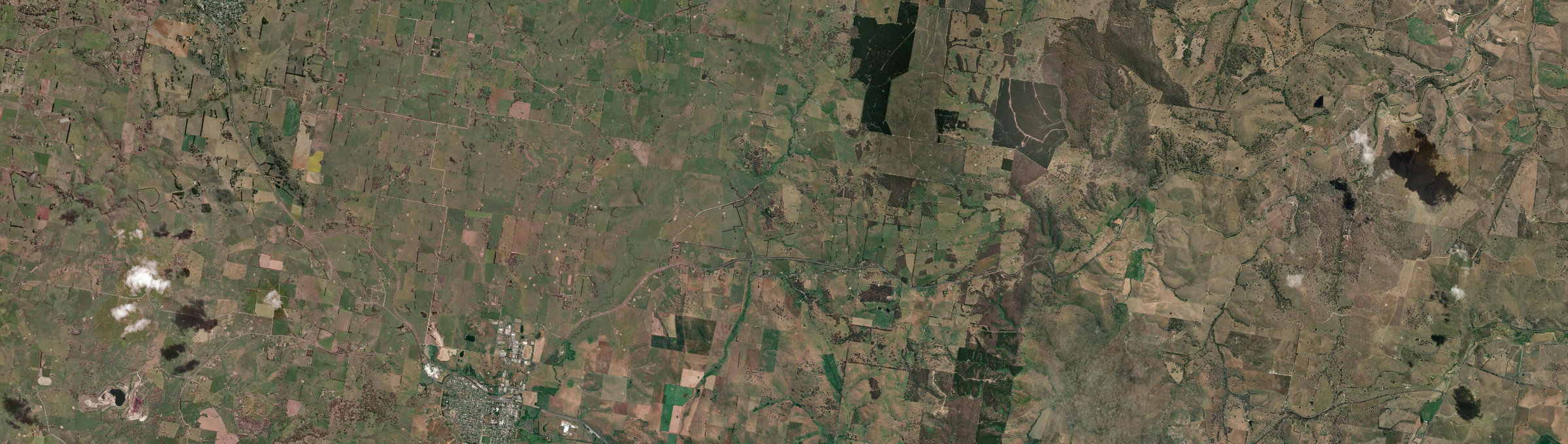 Aerial view of Kings Plains (Blayney - NSW), NSW